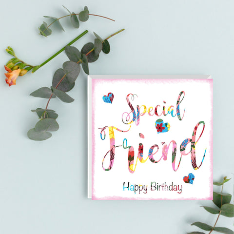 Special Friend | Happy Birthday | Greeting Card