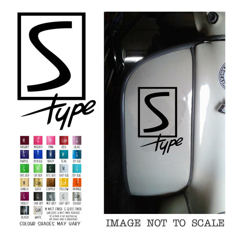 Motorcycle/Scooter Stickers | Lambretta S Type Sticker | Legshield Sticker | Scooter Sticker | Die Cut Sticker/Decal
